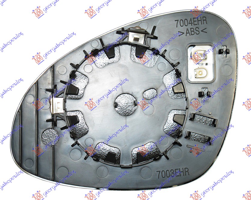 ΚΡΥΣΤΑΛΛΟ ΚΑΘΡΕΦΤΗ ΘΕΡΜΑΙΝ. (ΜΕ ΚΑΜΕΡΑ) (CONVEX GLASS) για PORSCHE CAYENNE 10-15