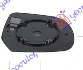 Mirror Glass, exterior mirror Aftermarket 666007612