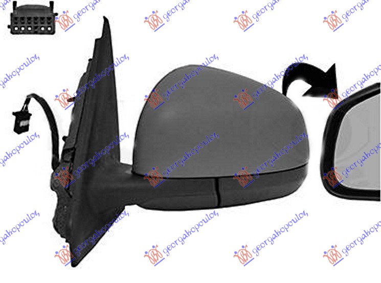 Exterior Mirror Aftermarket 668107504