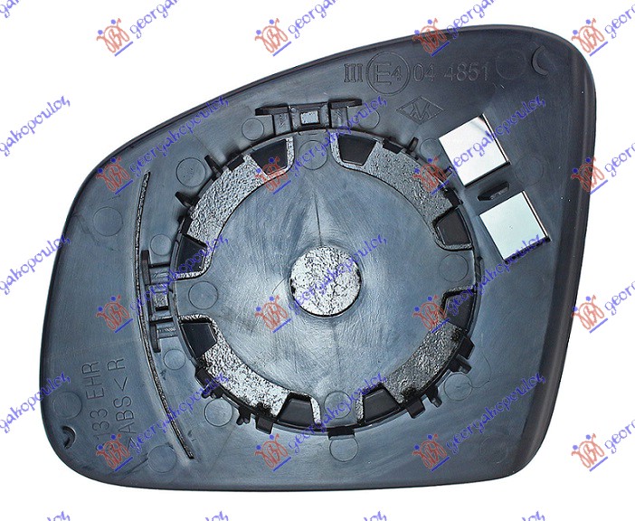 Mirror Glass, exterior mirror Aftermarket 668107601