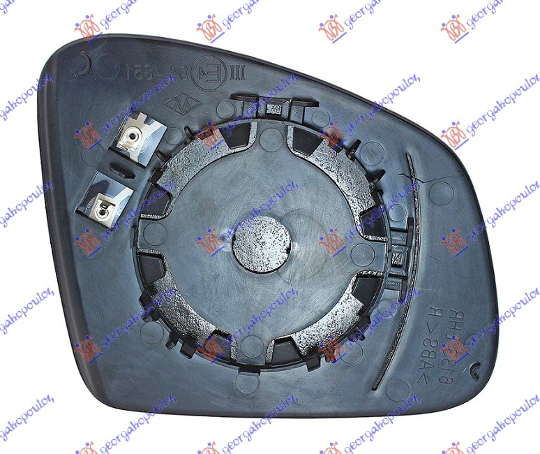 Mirror Glass, exterior mirror Aftermarket 668107612
