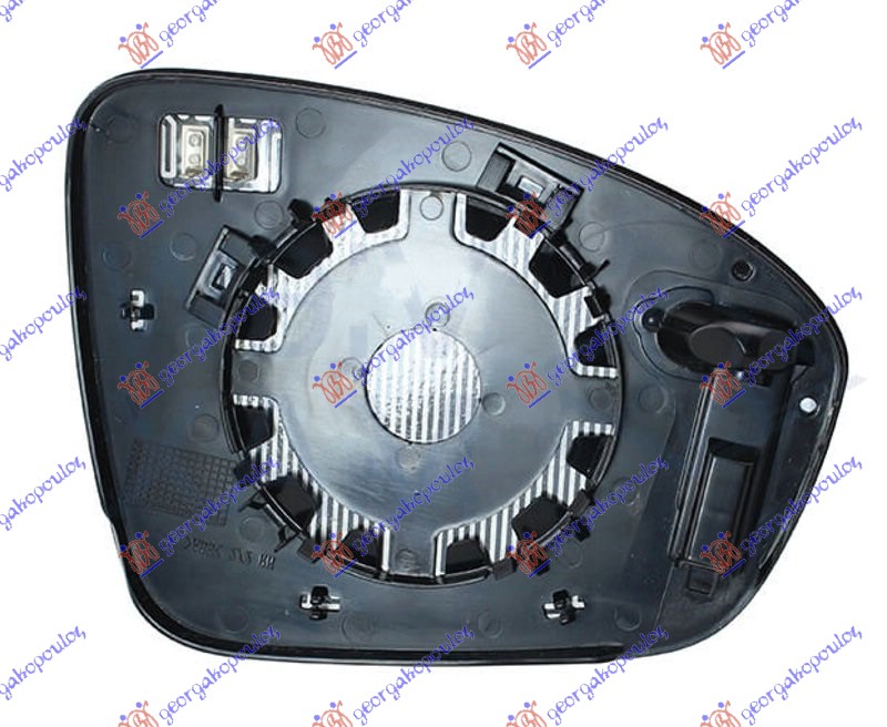 Mirror Glass, exterior mirror Aftermarket 670207602