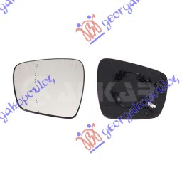 Mirror Glass, exterior mirror Aftermarket 675007612