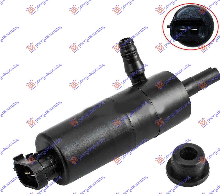 Washer Fluid Pump, headlight cle Aftermarket 048808465