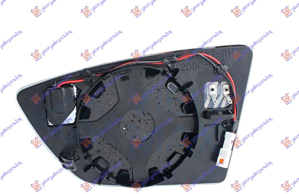 Mirror Glass, exterior mirror Aftermarket 726007621