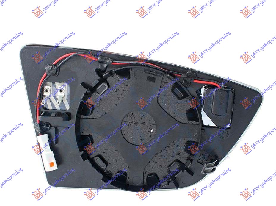 Mirror Glass, exterior mirror Aftermarket 726007622