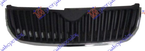 ΜΑΣΚΑ ΜΑΥΡΗ ΜΕ ΠΛΑΙΣΙΟ ΚΑΤΩ ΧΡΩΜΙΟ για SKODA SUPERB 08-13
