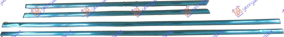 Trim/Protection Strip, door Aftermarket 745006540