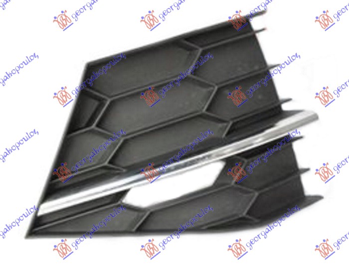 Ventilation Grille, bumper Aftermarket 745204801