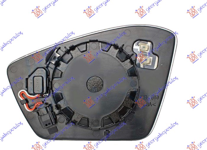 Mirror Glass, exterior mirror Aftermarket 745207621