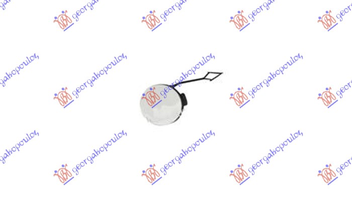 Flap, tow hook Aftermarket 745207830
