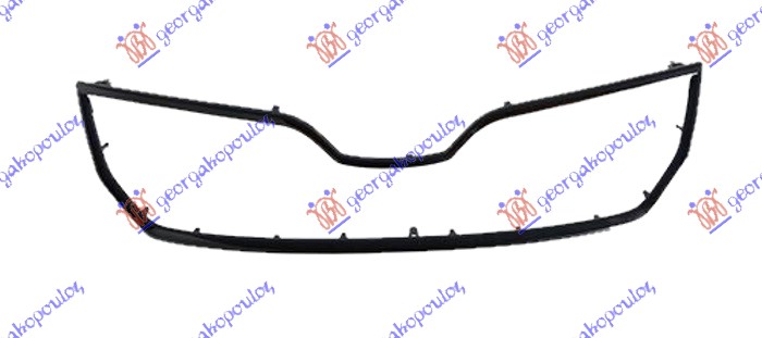 ΠΛΑΙΣΙΟ ΜΑΣΚΑΣ (ΜΑΥΡΟ) για SKODA RAPID 2012-2019 (NH3/NK3/NK6/NH1)