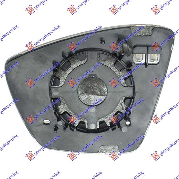Mirror Glass, exterior mirror Aftermarket 754007611