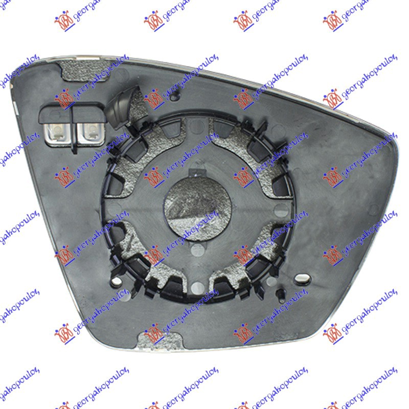 Mirror Glass, exterior mirror Aftermarket 754007612