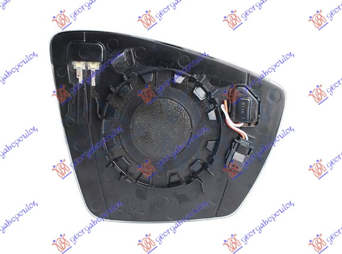 Mirror Glass, exterior mirror Aftermarket 754007622