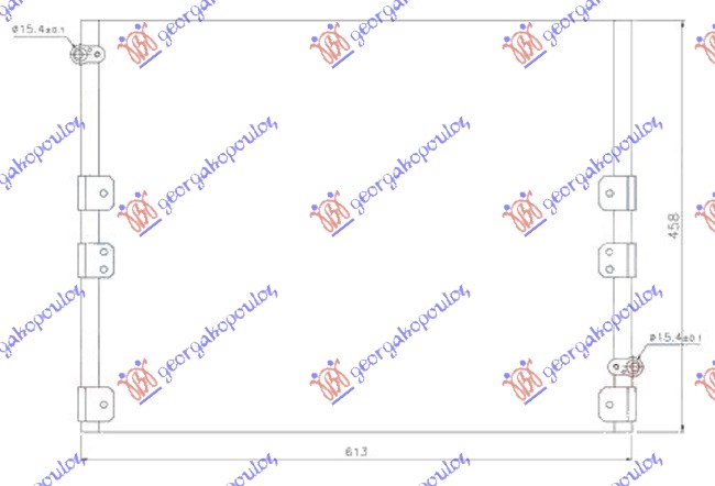 Condenser, air conditioning Aftermarket 824806400