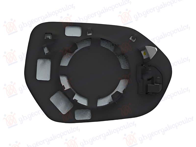 ΚΡΥΣΤΑΛΛΟ ΚΑΘΡΕΦΤΗ ΘΕΡΜΑΙΝ. (ME BLIS) (CONVEX GLASS) για MAZDA 2 HYBRID 22-