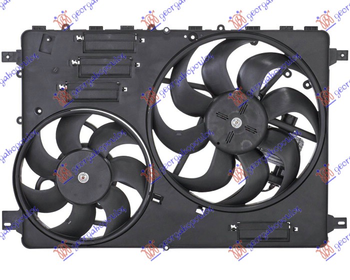 Fan, engine cooling Aftermarket 855006450