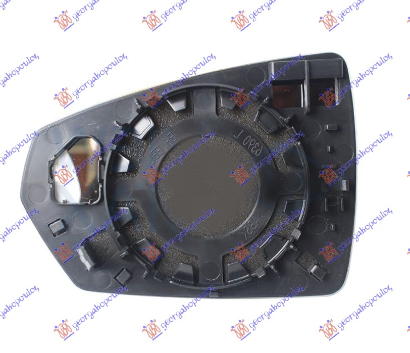 Mirror Glass, exterior mirror Aftermarket 127207611