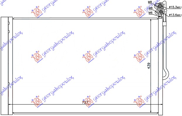 Condenser, air conditioning Aftermarket 650006400