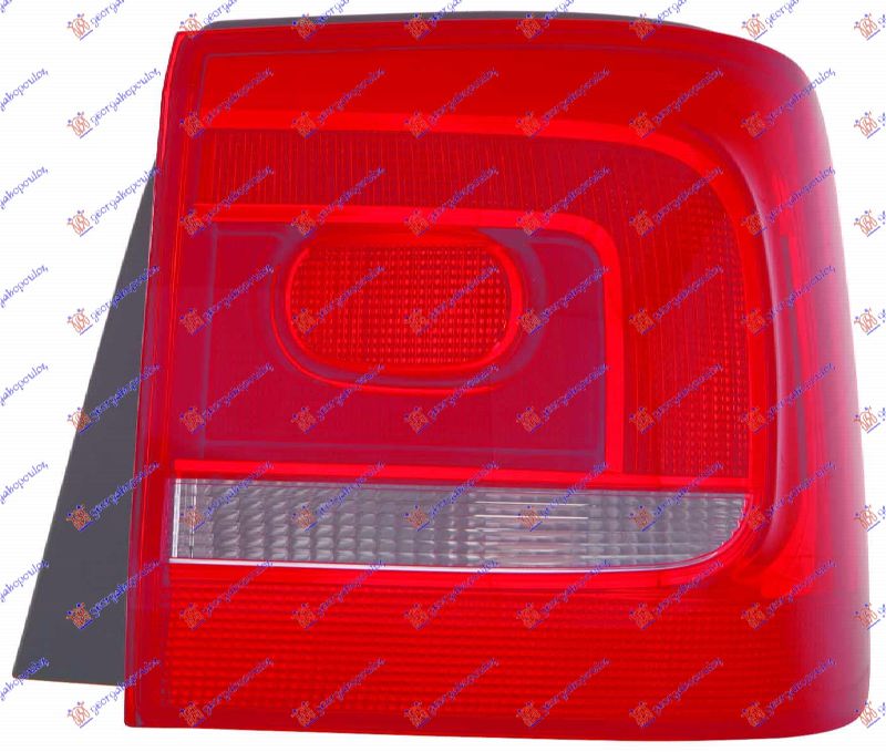 HECKL R O K-PLATTE ROT/WEISS Aftermarket 885205821