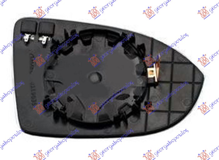 Mirror Glass, exterior mirror Aftermarket 890207612
