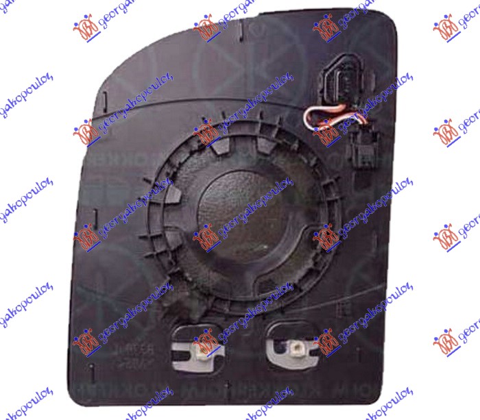 Mirror Glass, exterior mirror Aftermarket 895007612